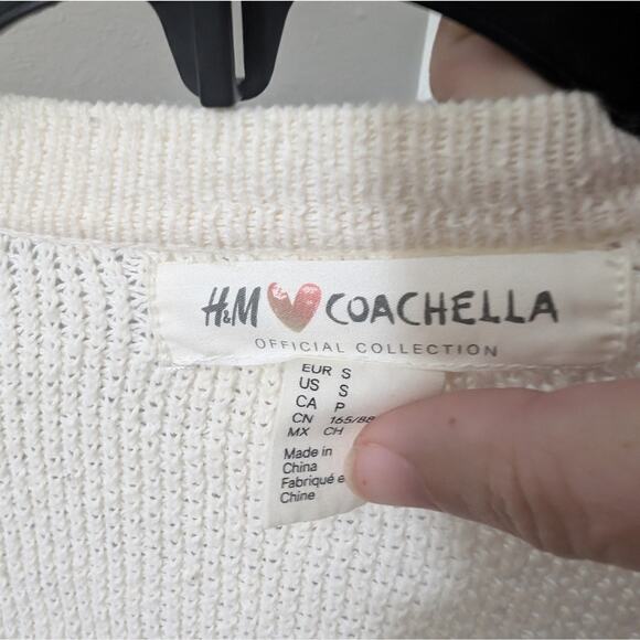 H&M Coachella Open Knit Cardigan Sweater - Picture 5 of 5